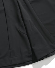 Pleat Fan Shorts ᛝ Black