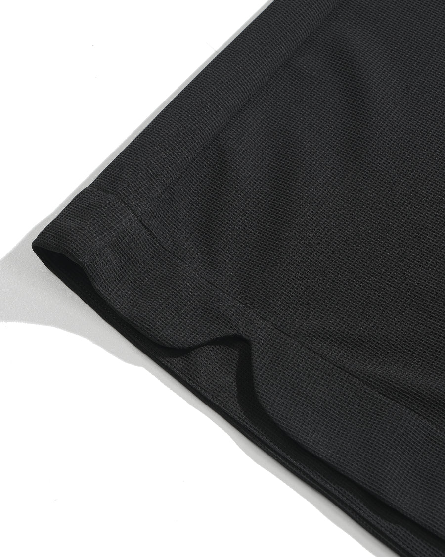 Pleat Fan Shorts ᛝ Black