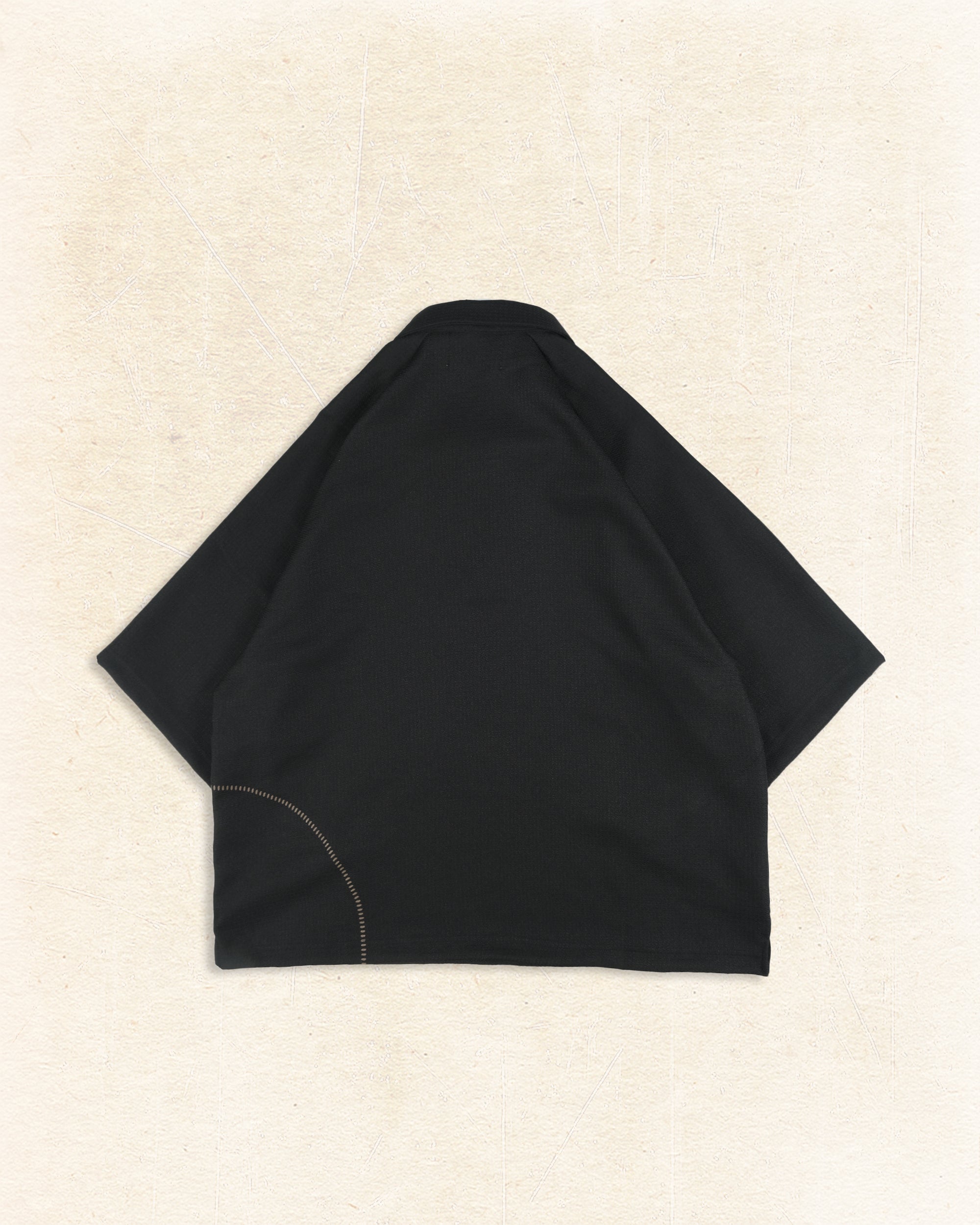 Contour Zip Polo ᛝ Black