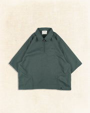 Contour Zip Polo ᛝ Green