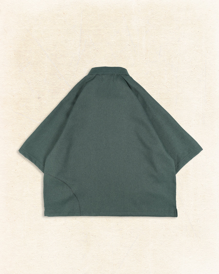 Contour Zip Polo ᛝ Green