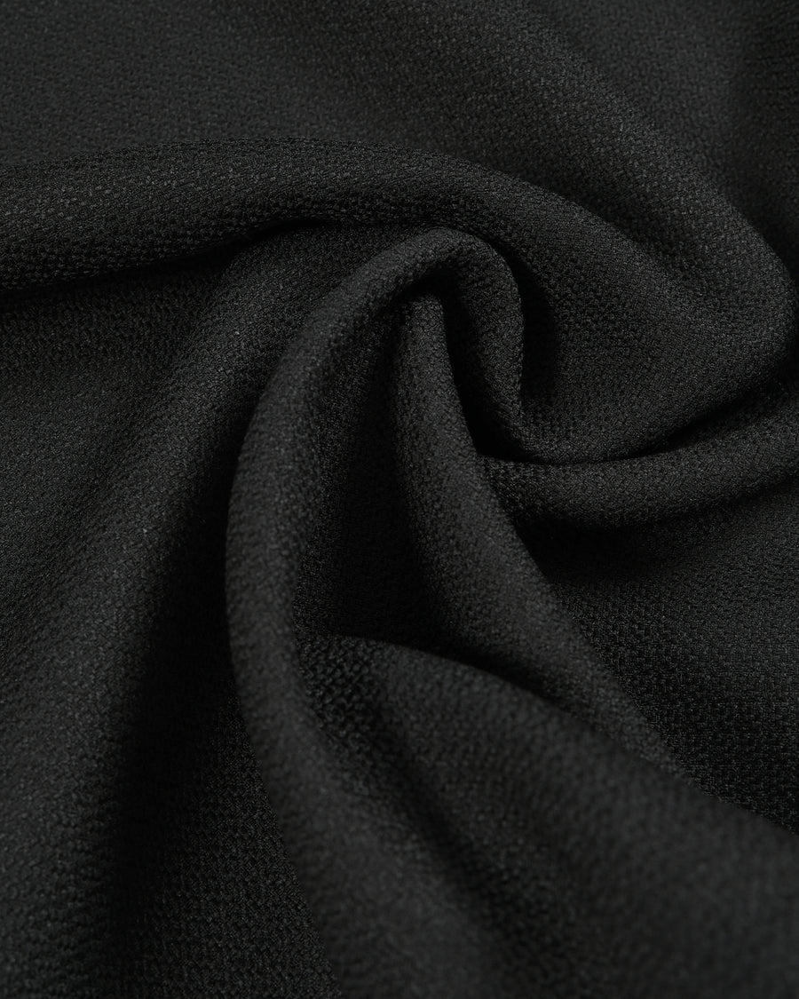 Contour Zip Polo ᛝ Black