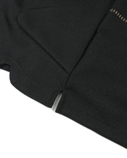 Contour Zip Polo ᛝ Black
