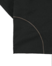 Contour Zip Polo ᛝ Black