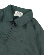 Contour Zip Polo ᛝ Green