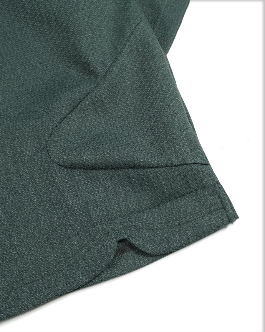Contour Zip Polo ᛝ Green