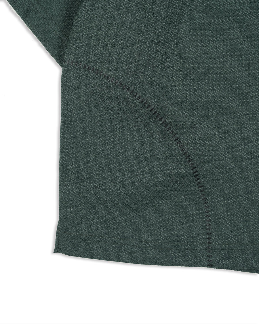 Contour Zip Polo ᛝ Green