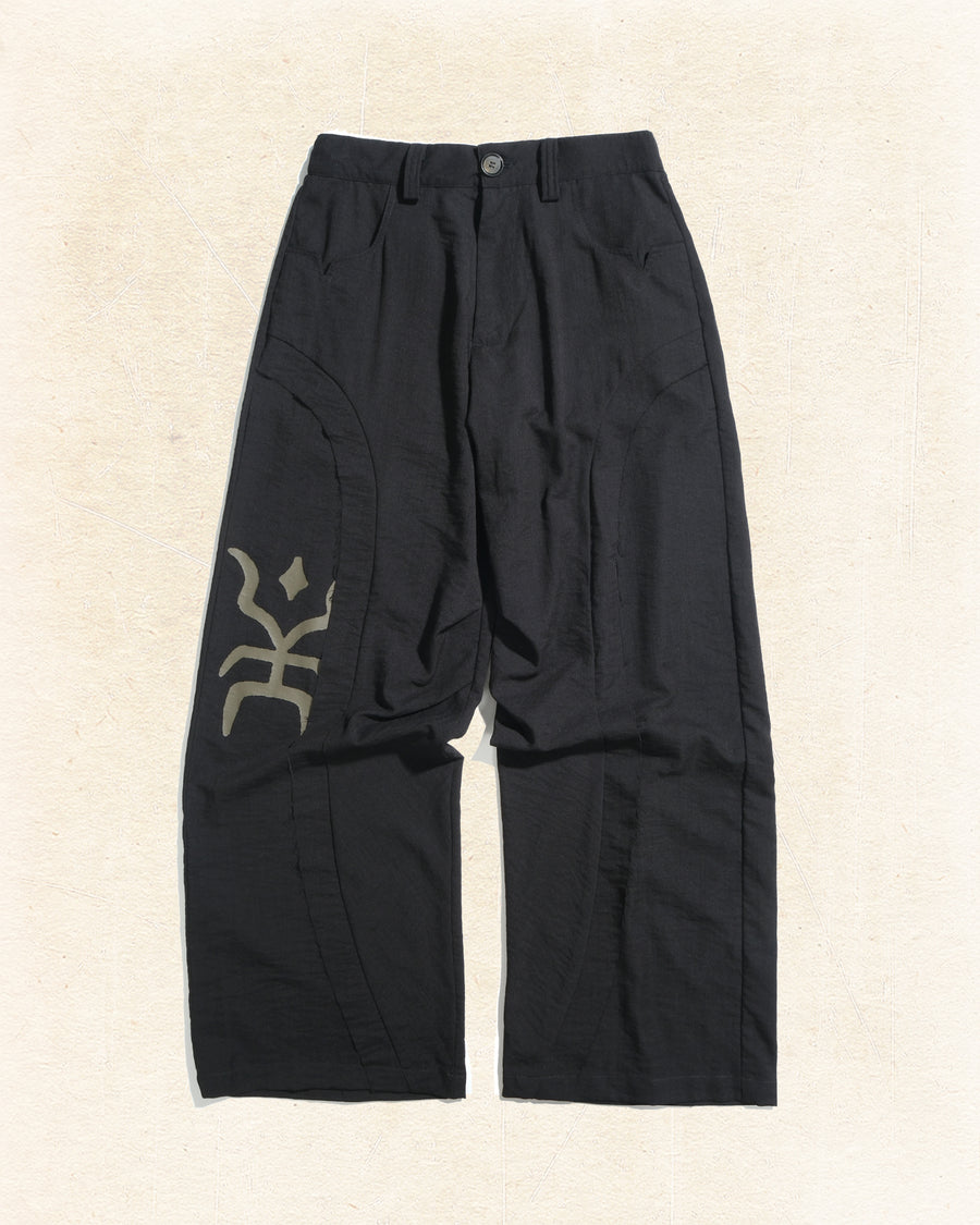 Trace Totem Pants ᛝ Black