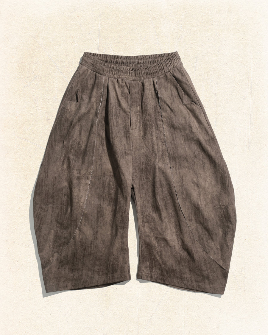 Trace Volume Pants ᛝ Brown
