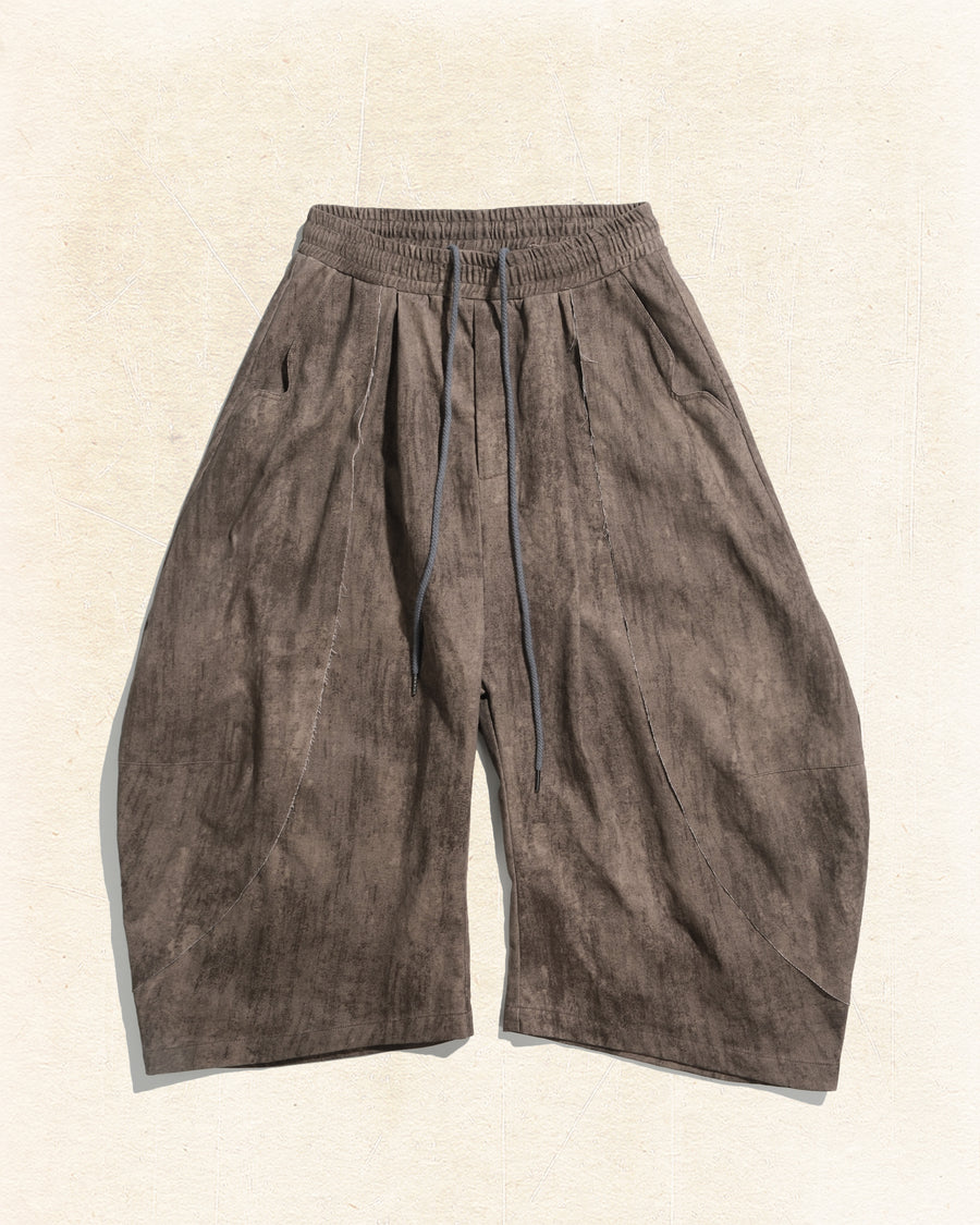 Trace Volume Pants ᛝ Brown