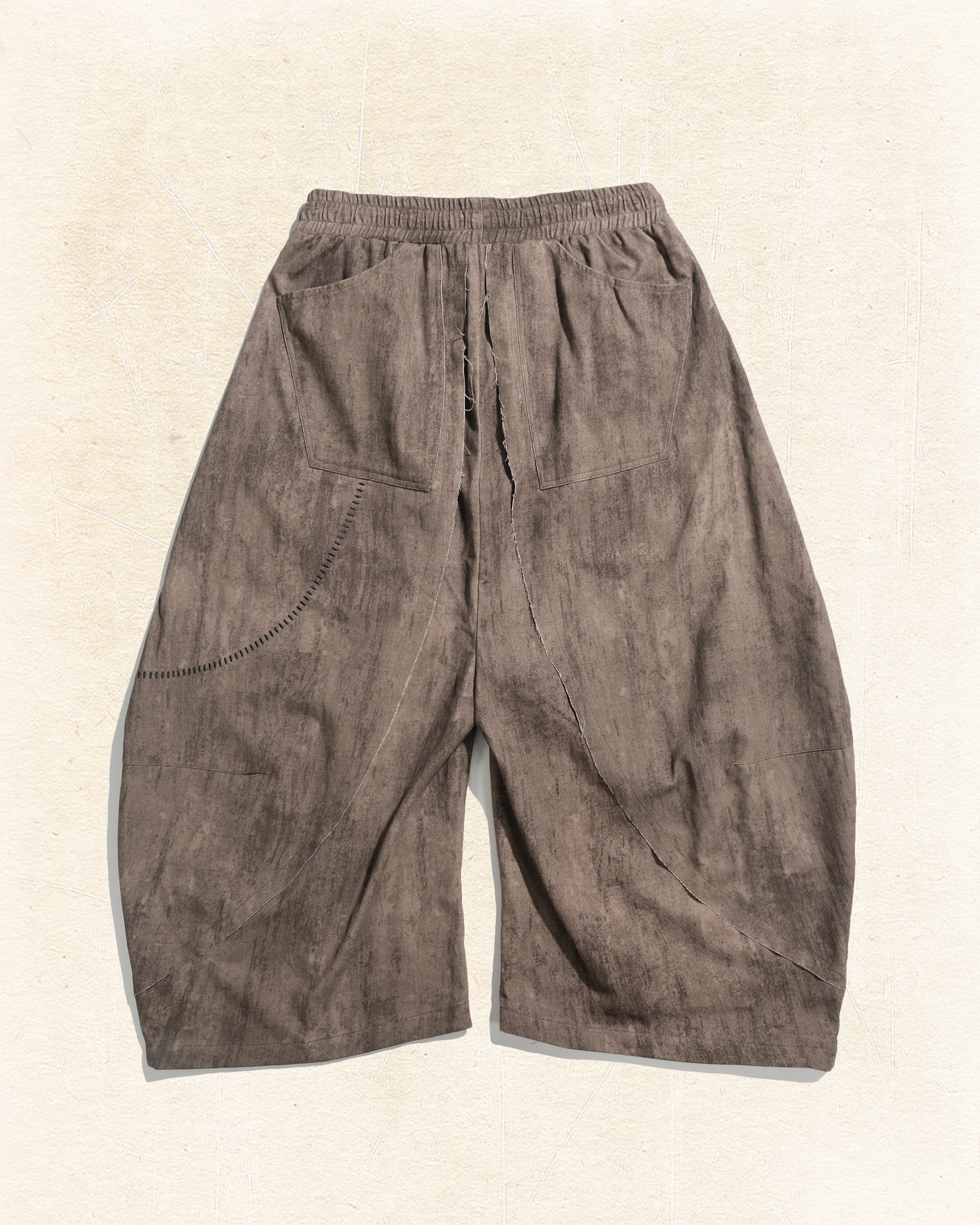 Trace Volume Pants ᛝ Brown