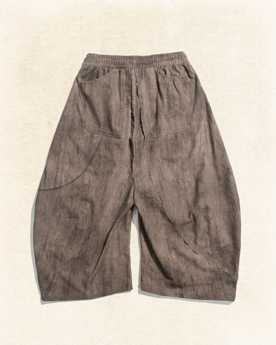 Trace Volume Pants ᛝ Brown