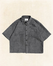 Boxy Trace Shirt ᛝ Grey