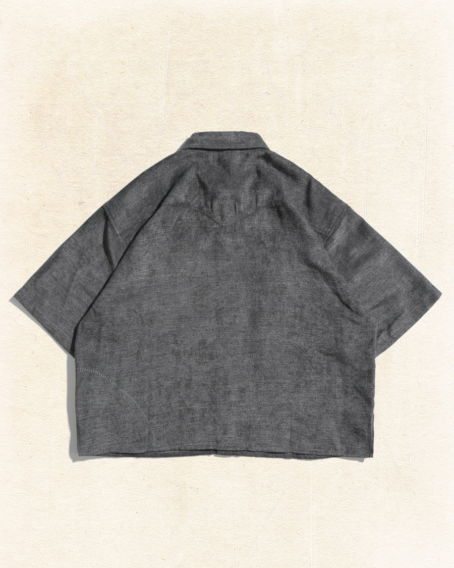 Boxy Trace Shirt ᛝ Grey