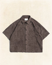 Boxy Trace Shirt ᛝ Brown