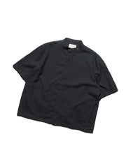 Stand Collar Shirt ᛝ Black