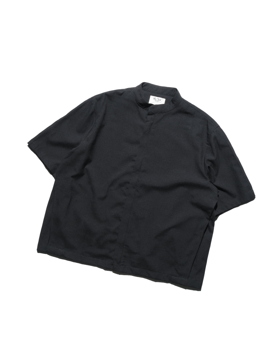 Stand Collar Shirt ᛝ Black