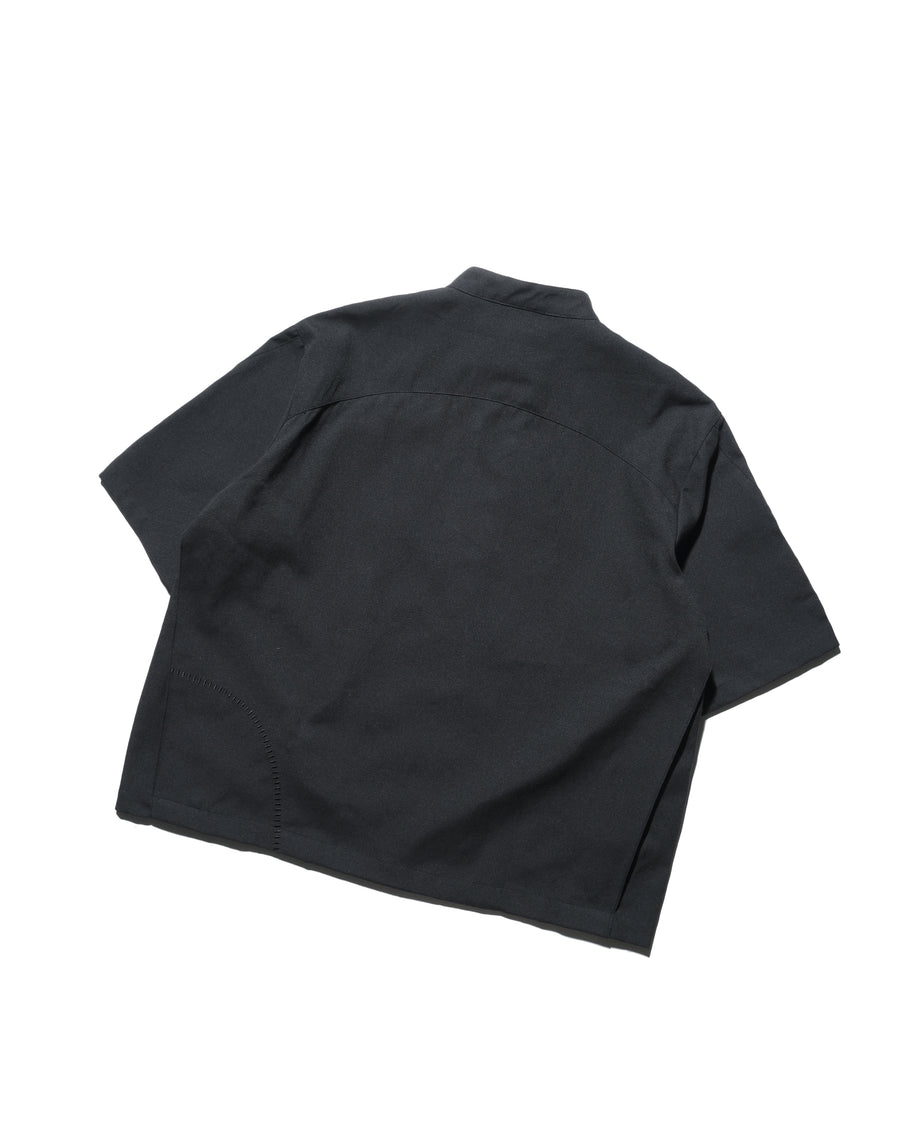 Stand Collar Shirt ᛝ Black