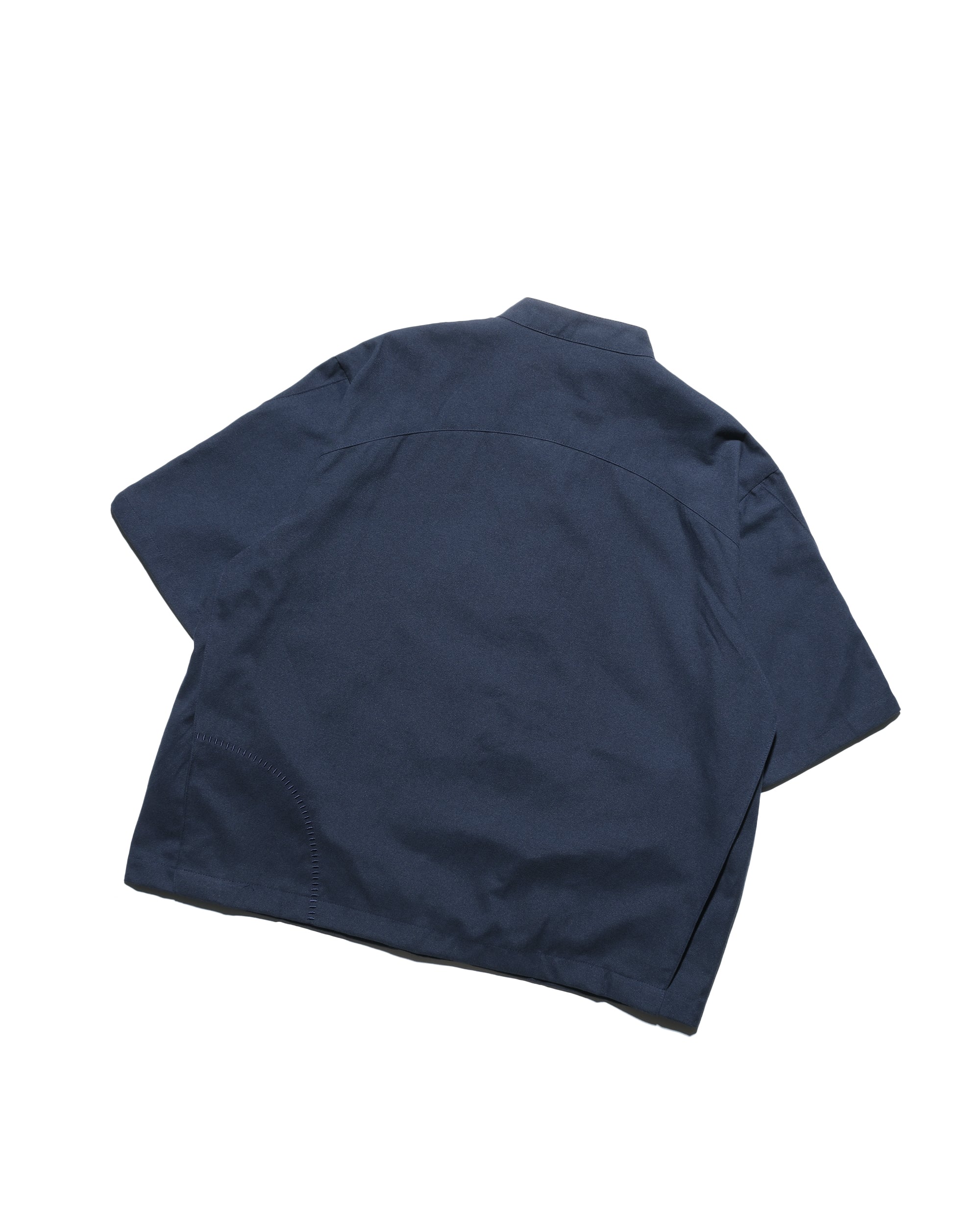 Stand Collar Shirt ᛝ Navy