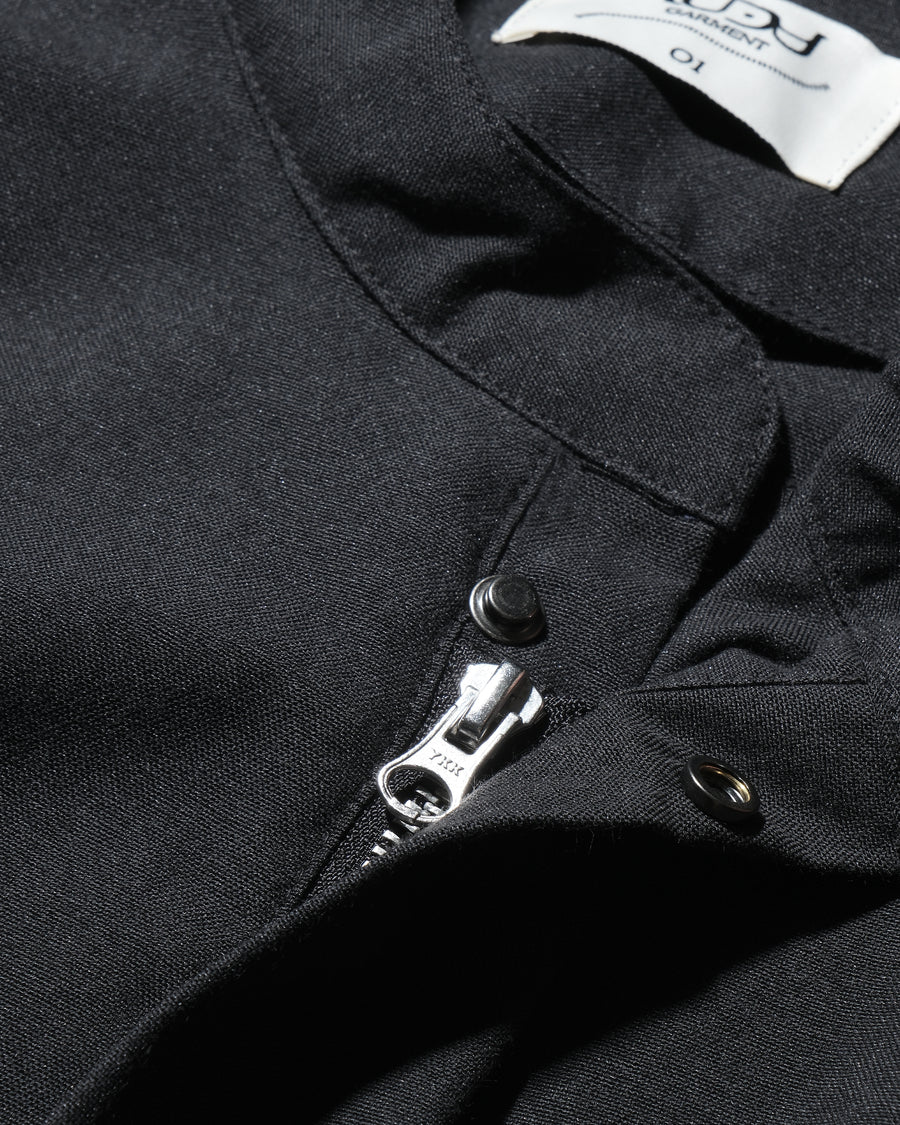 Stand Collar Shirt ᛝ Black