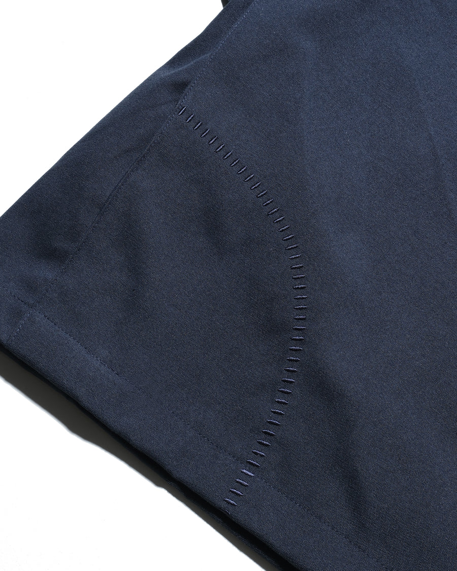 Stand Collar Shirt ᛝ Navy