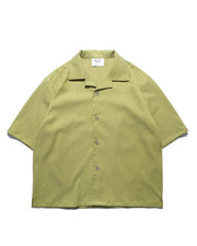 Stripe Cuban Shirt ᛝ Olive Green