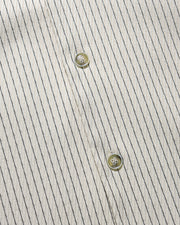 Stripe Cuban Shirt ᛝ Ivory Stripe