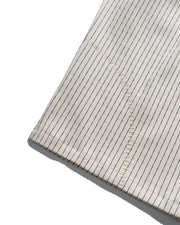 Stripe Cuban Shirt ᛝ Ivory Stripe