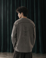 Totem Reverse Long Tee ᛝ Ash Taupe