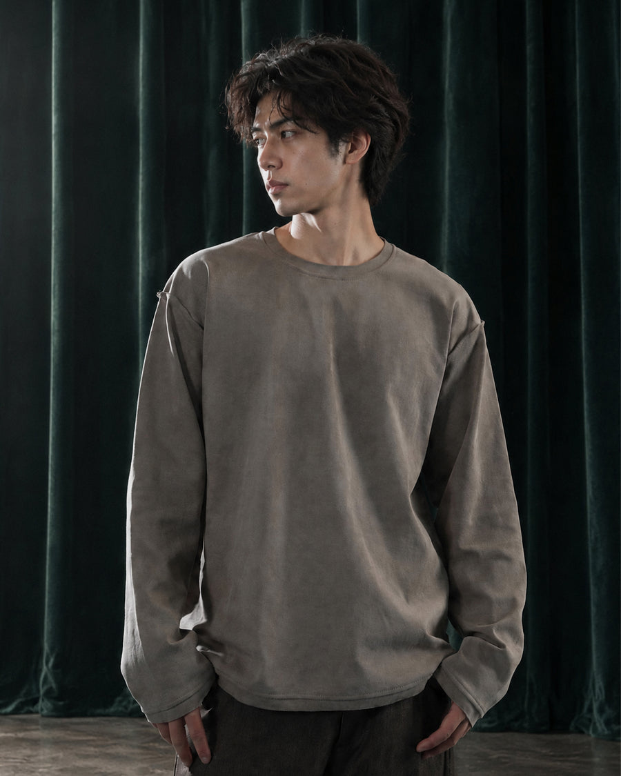 Totem Reverse Long Tee ᛝ Ash Taupe