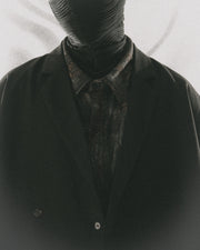 Wrap Collar Shirt ᛝ Black