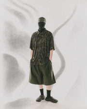 Double-Pleated Shorts ᛝ Deep Green