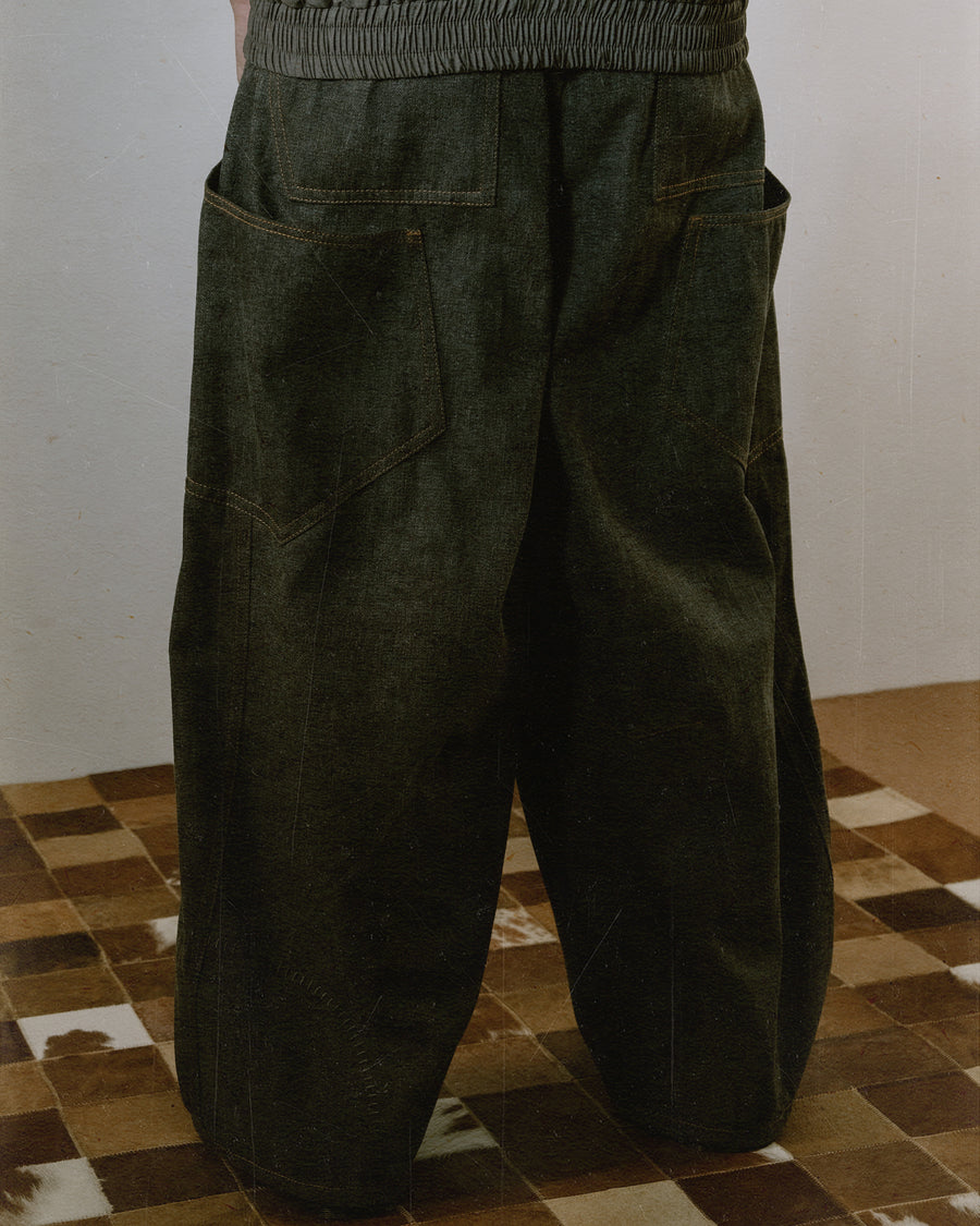 Wide Barrel Jeans ᛝ Washed Grey