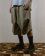 Layer Fold Pocket Shorts ᛝ Dry Clay