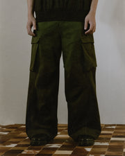 Worker Baggy Pants ᛝ Moss Green