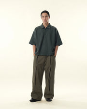 Contour Zip Polo ᛝ Green